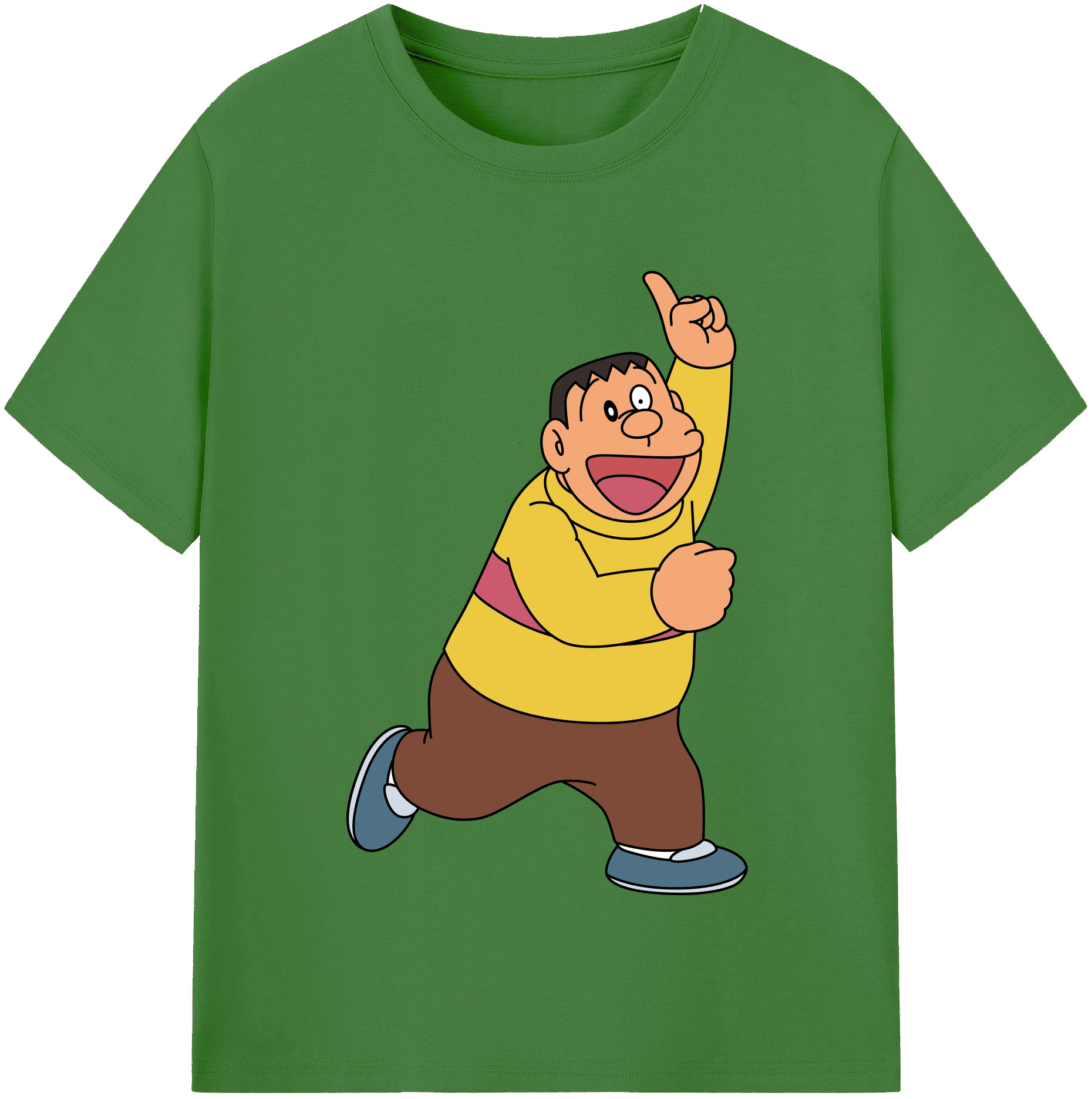 （画像用） ドラえもん 剛田武 Doraemon Gouta Takeshi レディースカジュアルプリントTシャツ（綿100％）